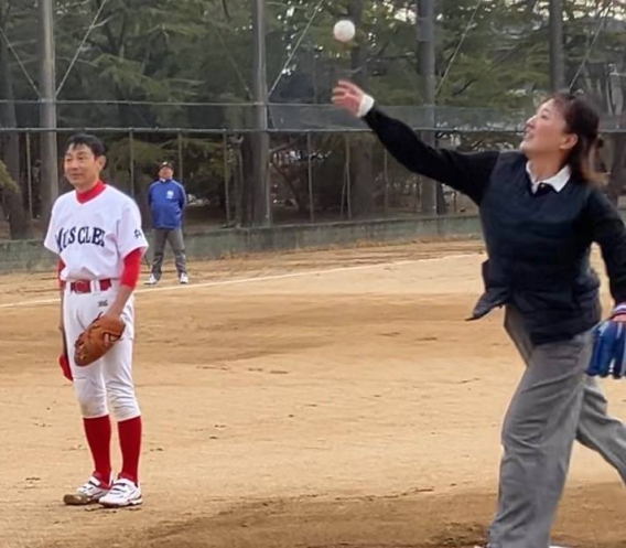 2025兵庫県還暦野球、開幕戦始球式